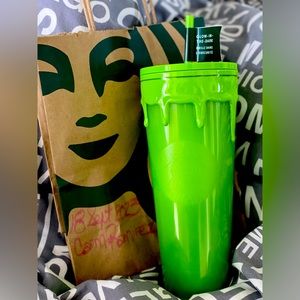 2023 Venti Halloween (Glow in the Dark) Green Slime Tumbler